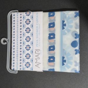 Amari Peva Shower Curtain. Measures 70" X 72". NEW